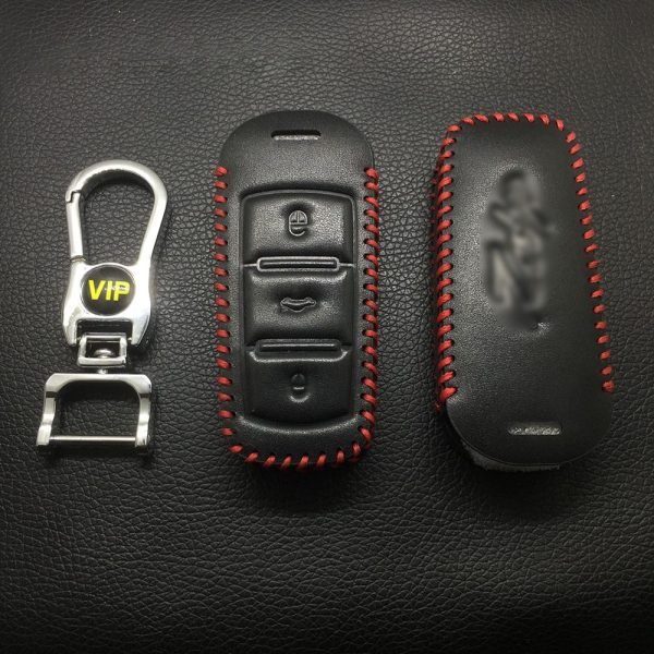 Leather Case for ZOTYE T700 Smart Card Car Key - 5 Sets - Image 2