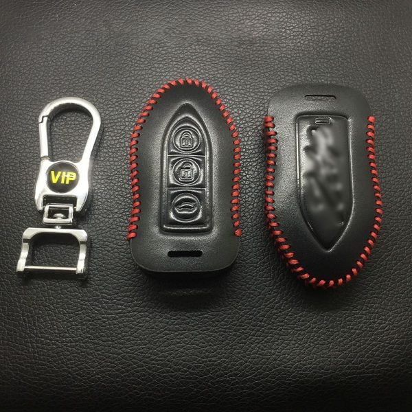 Leather Case for ZOTYE Z500 Bullet Style Smart Card Car Key - 5 Sets - Image 2