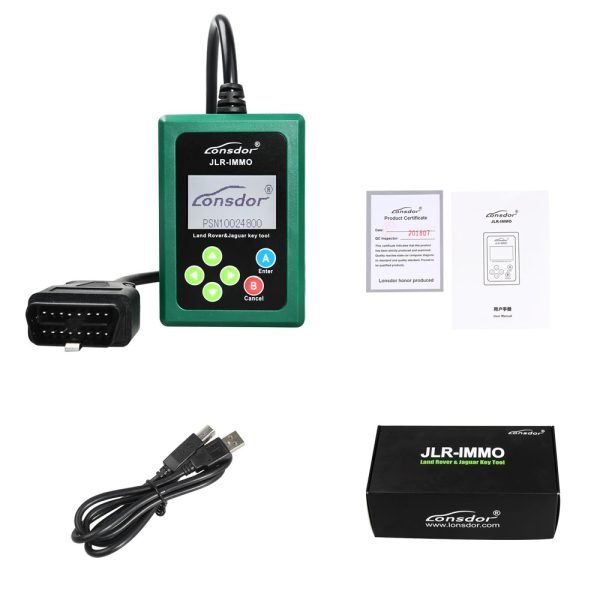 Lonsdor JLR IMMO OBD Key Programmer by OBD Add KVM and BCM for LandRover/Jaguar Update Online - Image 8
