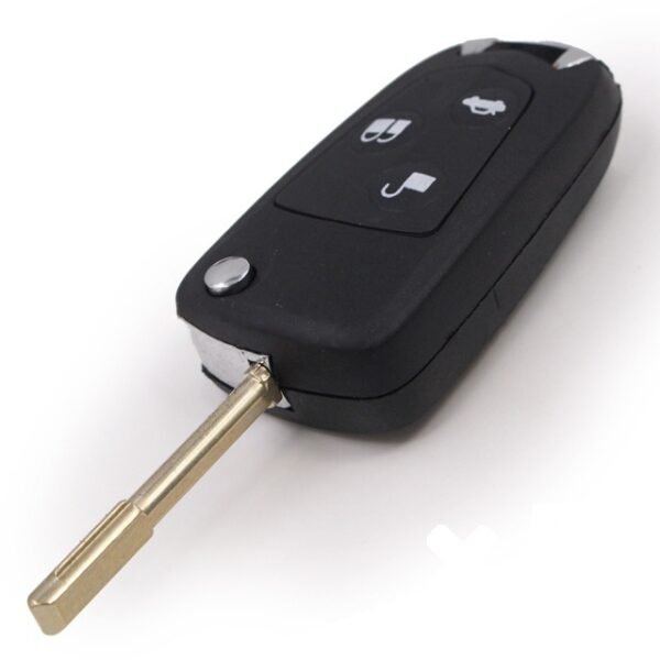 Modified Flip Remote Key Shell 3 Button for Ford FO21- pack of 5