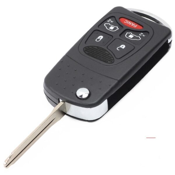Modified Flip Remote Key Shell 5 Button for Chrysler- pack of 5