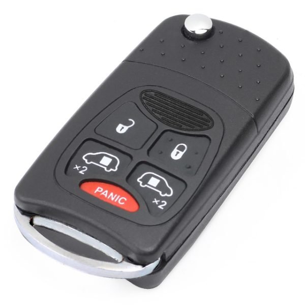 Modified Flip Remote Key Shell 5 Button for Chrysler- pack of 5 - Image 5