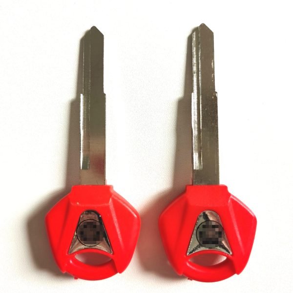 Motorbike Key Shell Red Color for Yamaha - Pack of 5 - Image 3