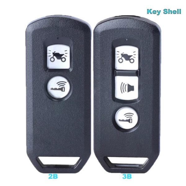 Motorcycle Scooter Remote Key Shell Case - 3 Buttons FOB for Honda K35V3 ADV SH 150 Forza 300 125 PCX150 2018 2019- pack of 5 - Image 4