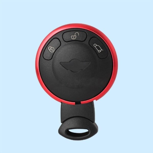 Multicolor Smart Remote Key Shell Case Fob 3 Button for BMW Mini Cooper R56 R57 R58 R60 R61 2007-2014 Red Color- pack of 5