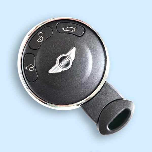 Multicolor Smart Remote Key Shell Case Fob 3 Button for BMW Mini Cooper R56 R57 R58 R60 R61 2007-2014 Silver Color- pack of 5