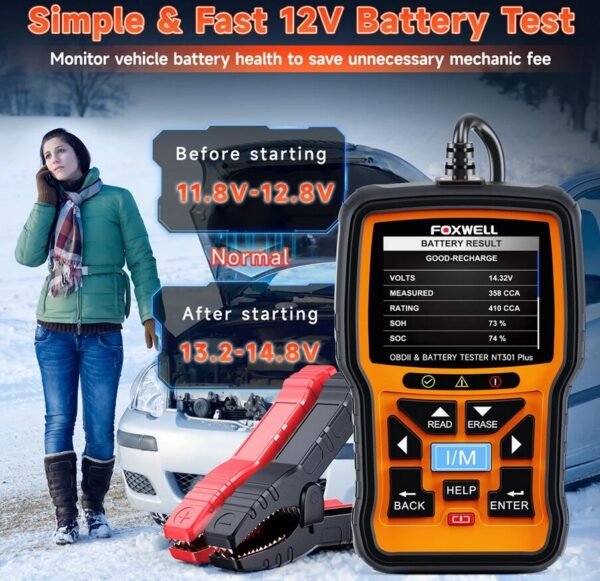 NT301 PLUS CANOBDII/EOBD Reader