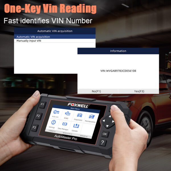 FOXWELL NT614 Elite Car Diagnostic Tool OBD2 Auto Scanner Engine ABS SRS SAS AT Oil EPB Reset - Image 6