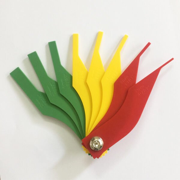 New 8 In 1 Brake Pad Measuring Tool Gauge Feeler Tester Scale Lining Thickness Wear Meter Thickness Gauge Handy Measuring