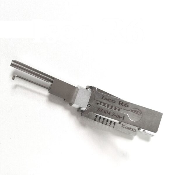 New Arrival Lishi Iseo R6 SS304 2 in 1 Locksmith Tool
