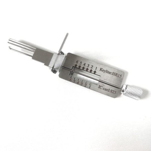 New Arrival Lishi Iseo R6 SS304 2 in 1 Locksmith Tool - Image 3