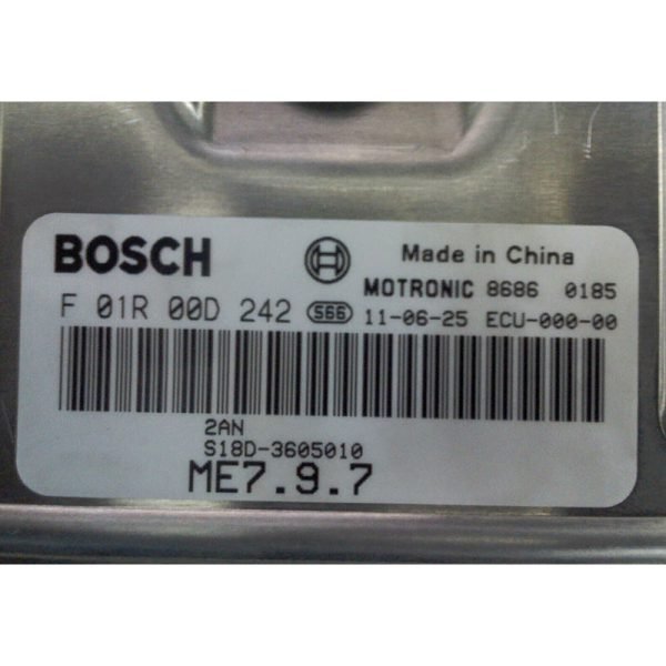 New Bosch ME7.9.7 ECU F01R00D242 S18D-3605010 for Chery Beat Engine Computer (F 01R 00D 242) - Image 4
