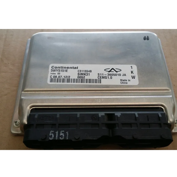 New Continental ECU 5WY5151E S11-3605010JA (S11-3605010 JA) for Chery QQ - Image 2
