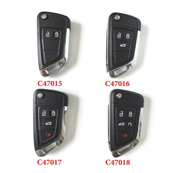 New Models Knife Stype 2 Buttons Remote Key Shell for Chevrolet  - Pack of 5 - Image 2