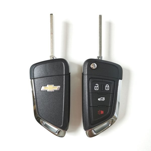 New Models Knife Stype 4 Buttons Remote Key Shell for Chevrolet  - Pack of 5 - Image 3