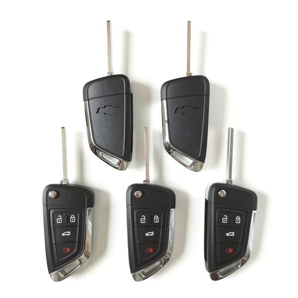 New Models Knife Stype 4 Buttons Remote Key Shell for Chevrolet  - Pack of 5 - Image 7