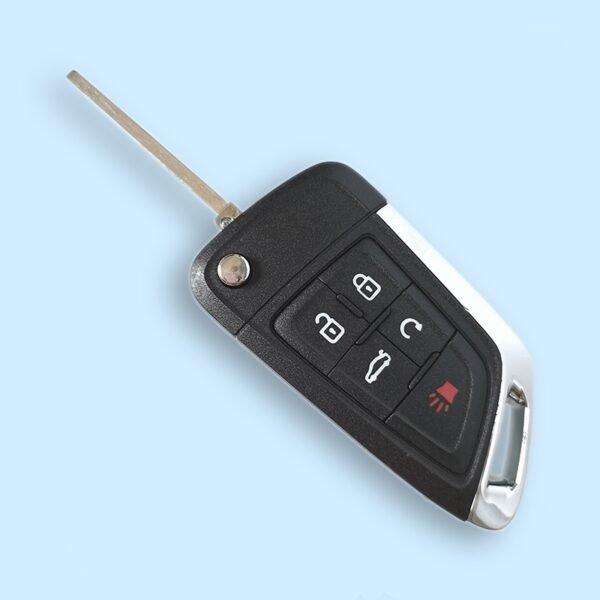 New Models Knife Stype 5 Buttons Remote Key Shell for Chevrolet  - Pack of 5