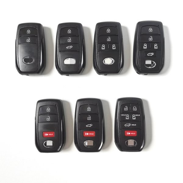 New type  2 Buttons Key Shell Smooth back without logo for 2022 Toyota Sienna  5pcs - Image 4