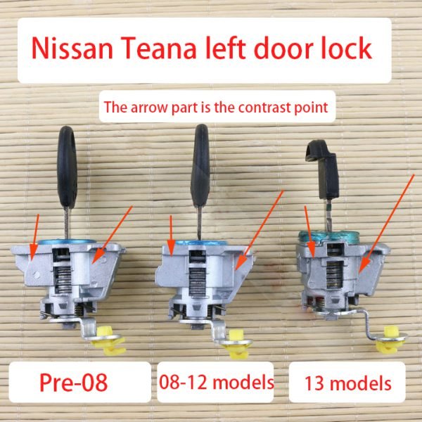 Nissan Teana 08 front left door lock cylinder Teana driving door lock cylinder - Image 3