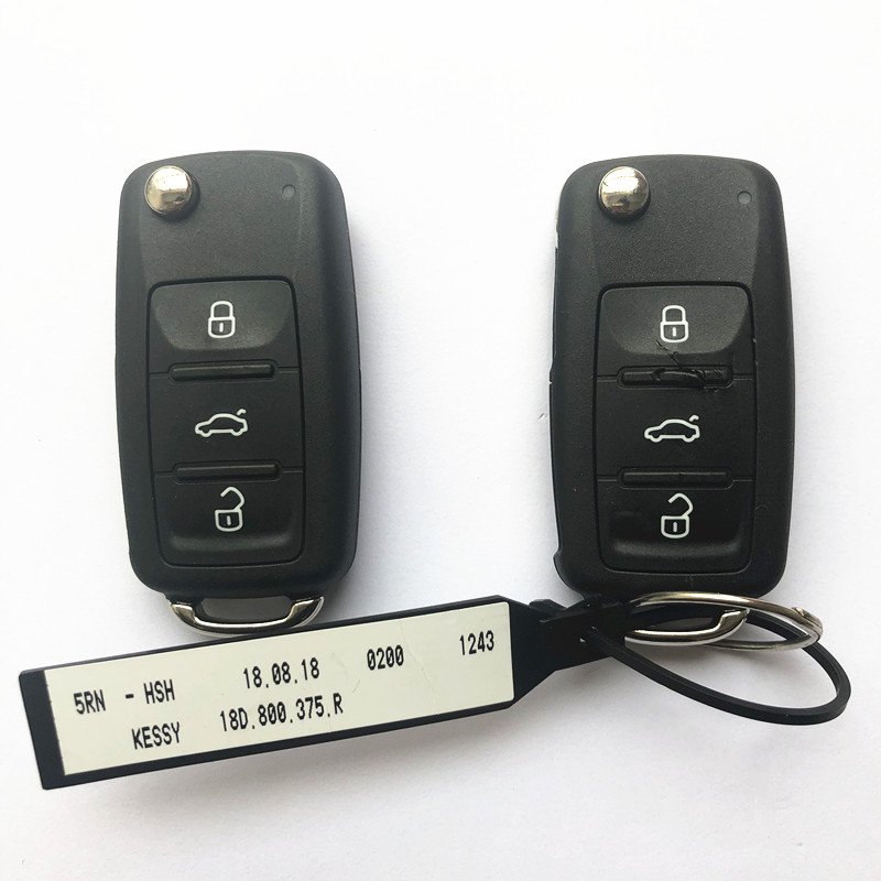 ORIGINAL Full Car Lock Set with 2 Pieces MQB Keyless Smart Key 3 BUTTONS 434MHZ SMART KEY FOR VW PASSAT 5KO 202AJ AND 753AG ETC - Image 4