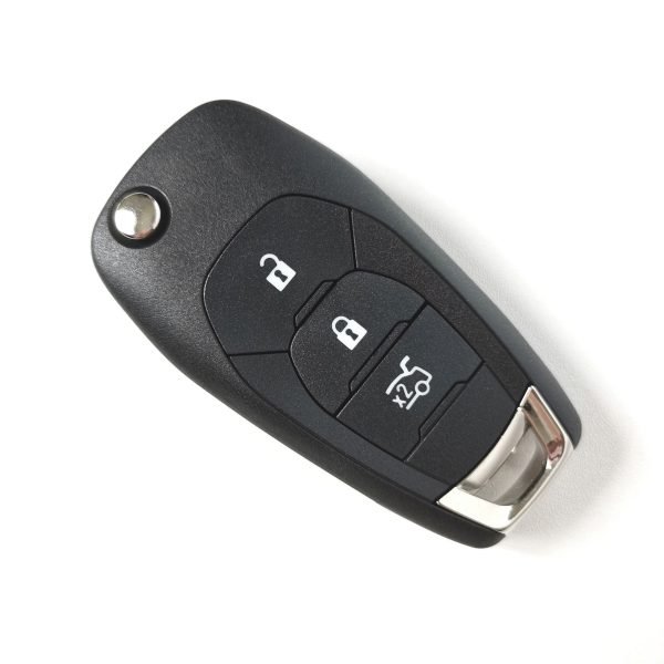 Original 3 Button Remote Key Control For 2015 Chevrolet Cruze Flip key 434MHZ 4A PCF7939 Chip HU100 Blade With Logo - Image 2
