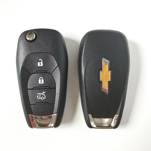 Original 3 Button Remote Key Control For 2015 Chevrolet Cruze Flip key 434MHZ 4A PCF7939 Chip HU100 Blade With Logo - Image 3