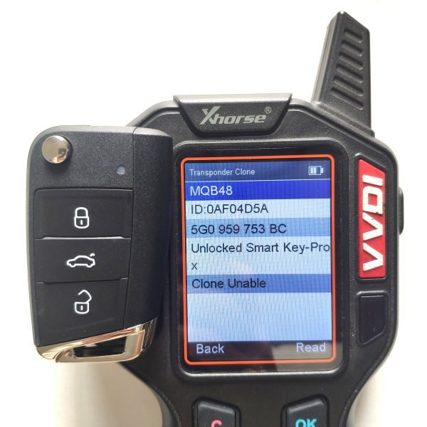 Original 3 Buttons 434 MHz Flip Proximity Smart Key for VW MQB Golf 7 - 5G0 959 752 BC - Image 5