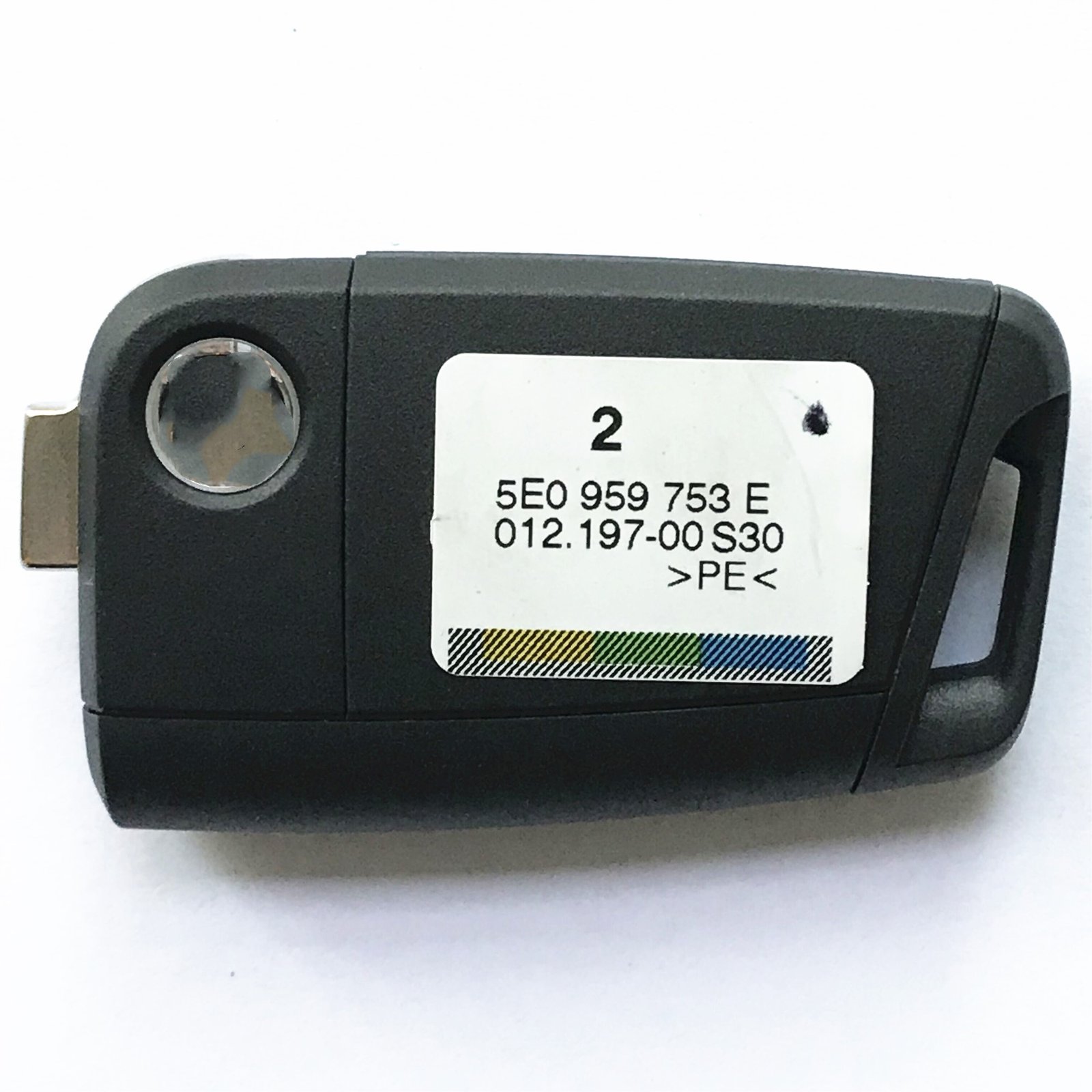 Original 3 Buttons 434 MHz MQB Type Flip Proximity Smart Key for Skoda Octavia 2012-2018 - 5E0 959 753 E (5E0 959 752 A) - Image 2