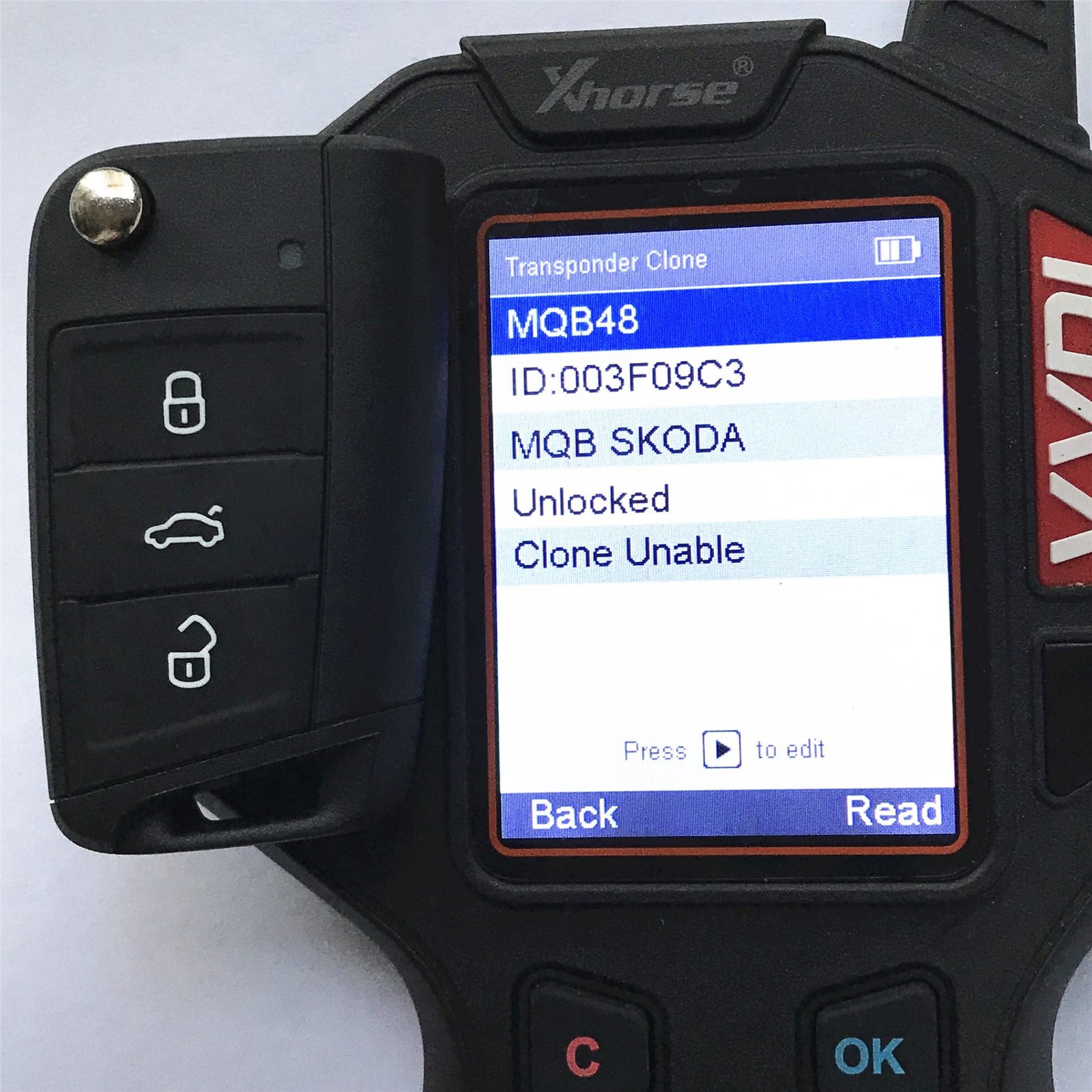 Original 3 Buttons 434 MHz MQB Type Flip Proximity Smart Key for Skoda Octavia 2012-2018 - 5E0 959 753 E (5E0 959 752 A) - Image 5