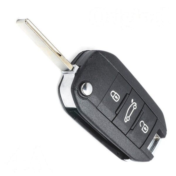 Original 3 Buttons 434 MHz Proximity Flip Key for Peugeot with 4A Chip