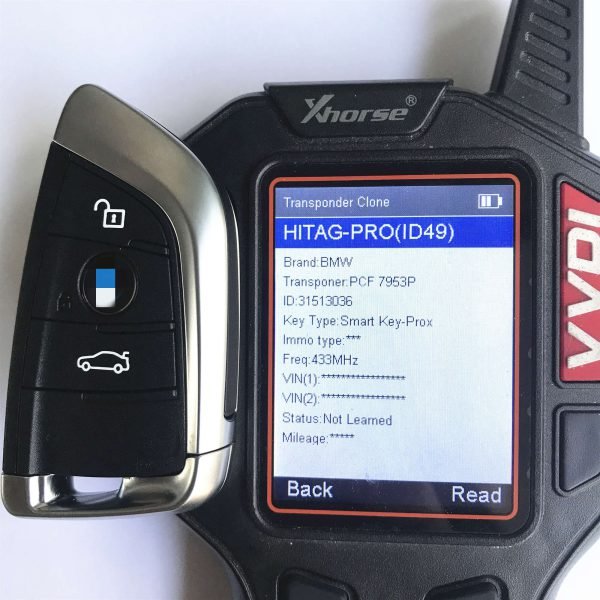 Original 3 Buttons 434 MHz Smart Proximity Key for 2014-2018 BMW 5 X5 X6 - CAS4 CAS4+ FEM BDC Universal Key - Image 4