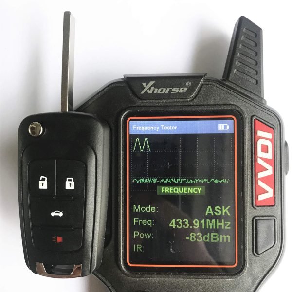 Original 3+1 Buttons 434 MHz Flip Proximity Smart Key for Chevrolet - Keyless Go - Image 4