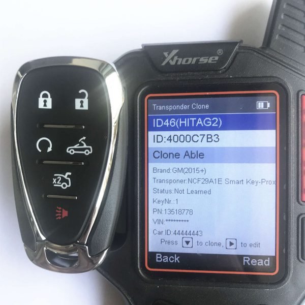 Original 315 MHz 6 Buttons Smart Key for 2016-2019 Chevrolet Camaro - Image 4