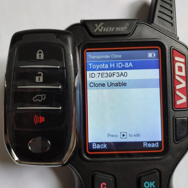 Original 4  Buttons Smart key for Toyota with 8A Chip - BM1EW - Image 5