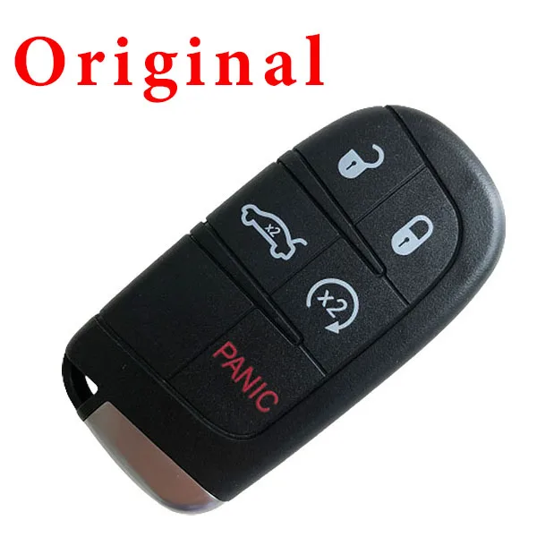 Original 4+1 Buttons 434 MHz Smart Proximity Key 2014-2021 Jeep Grand Cherokee - 46 Chip - Image 2