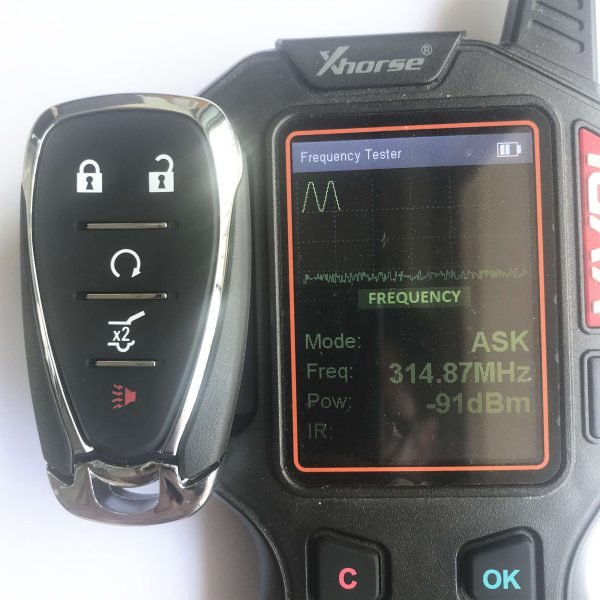 Original 5 Buttons 315 MHz Smart Proximity Key for 2016-2018 Chevrolet Chevy Cruze XL7 Sonic - HYQ4AA - Image 3