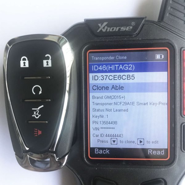 Original 5 Buttons 315 MHz Smart Proximity Key for 2016-2018 Chevrolet Chevy Cruze XL7 Sonic - HYQ4AA - Image 4