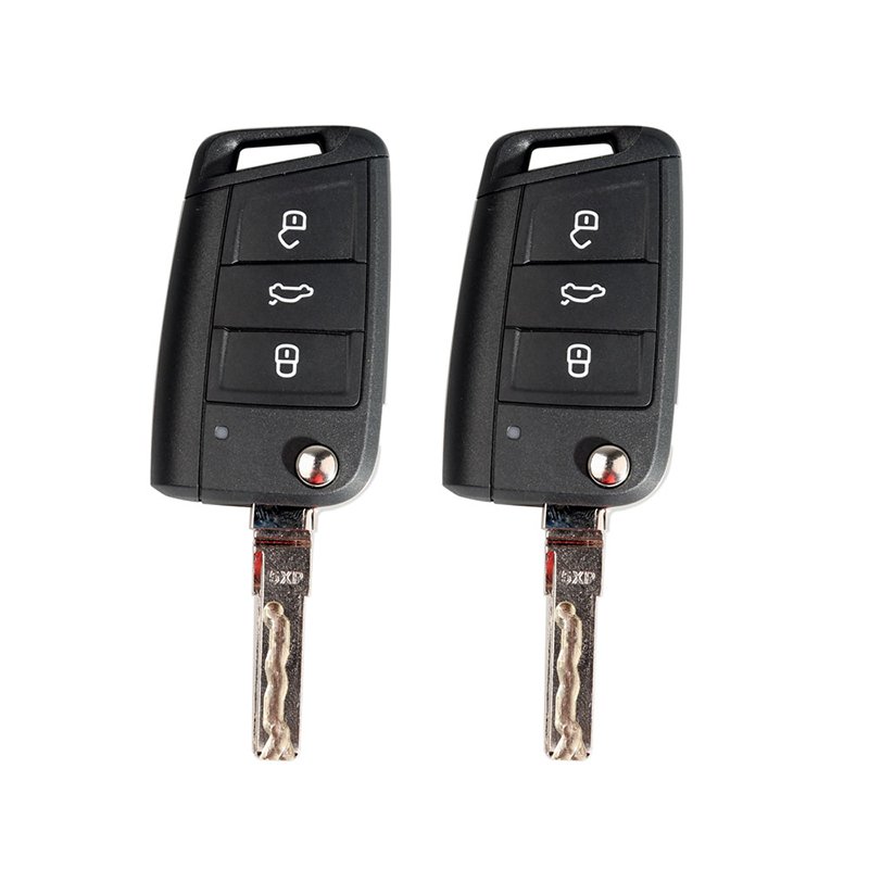 Original Car Door Lock Kit Set with 2 pcs Original Remote Key for Skoda - 5E0 959 753 D - Image 3