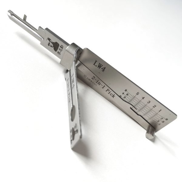 Original LISHI Tools LW4 (5-Pins) 2-IN-1 PICK - Image 2
