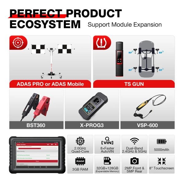 LAUNCH X431 PROS V 5.0 Car Fault Detector Automobile Diagnosis Instrument - Image 6