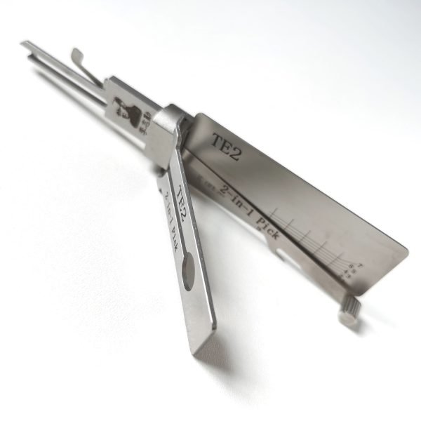 Original Lishi TE2 – 2 in 1 Lock Pick Decoder for Residential Lock - Image 2