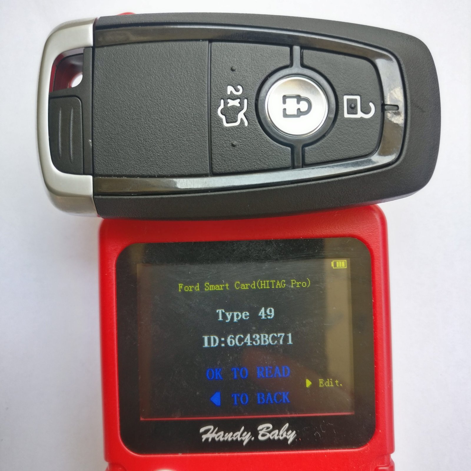 Original Smart Proximity Key for 2015 ~ 2018 Ford Mondeo - 434 MHZ ID49 - Image 3