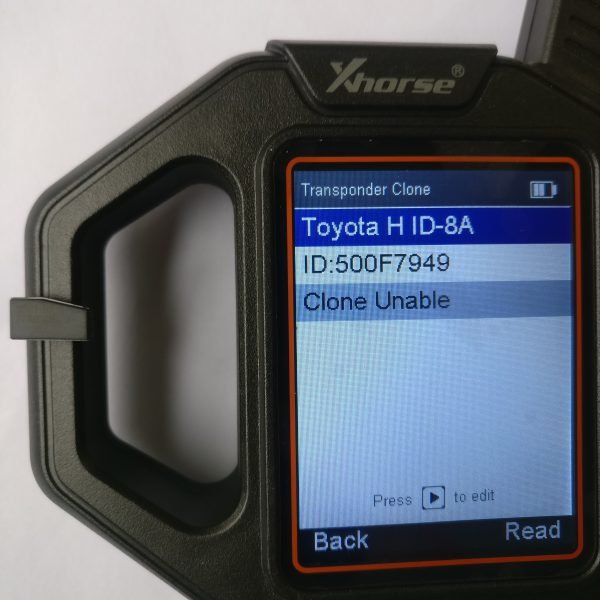 Original Toyota H Chip ID 8A from TRPWS21 Texas Transponder - Image 3