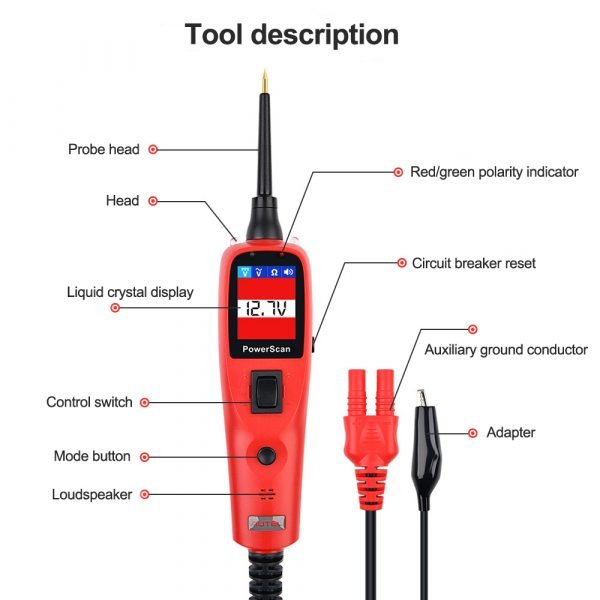 Autel PowerScan PS100 Electrical System Diagnosis Tool - Image 2