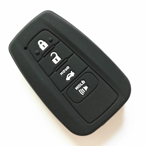 ( Pack of 10 ) Silicone Cover Case for Toyota Prado Prius4 Buttons Car Keys - Image 2