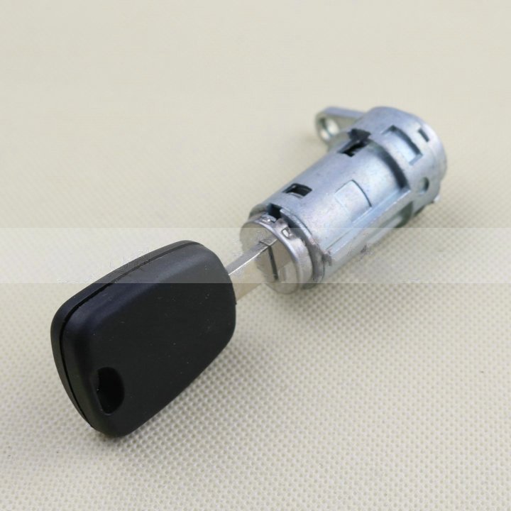 Left Door Lock Main Driver's Door Lock Cylinder without Side Slot Key for Peugeot old 307 - Image 4