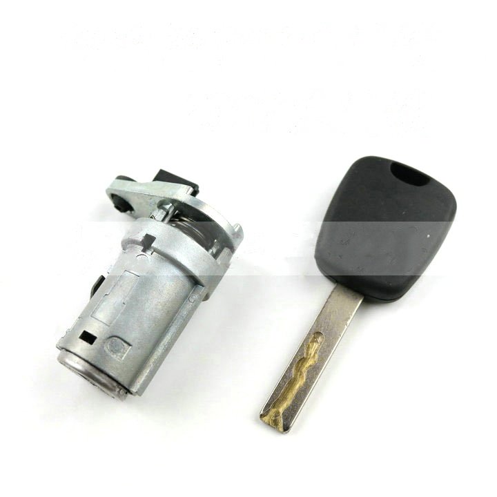 Peugeot's new 307 left door lock -- logo 307 main driver central control door lock cylinder key with side slot lock