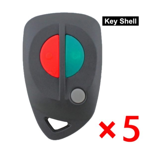 Remote Key Shell Case 2 Button for Mitsubishi Verada Magna 1999 2000 2001 2002 2003 2004 2005 2006- pack of 5 - Image 2