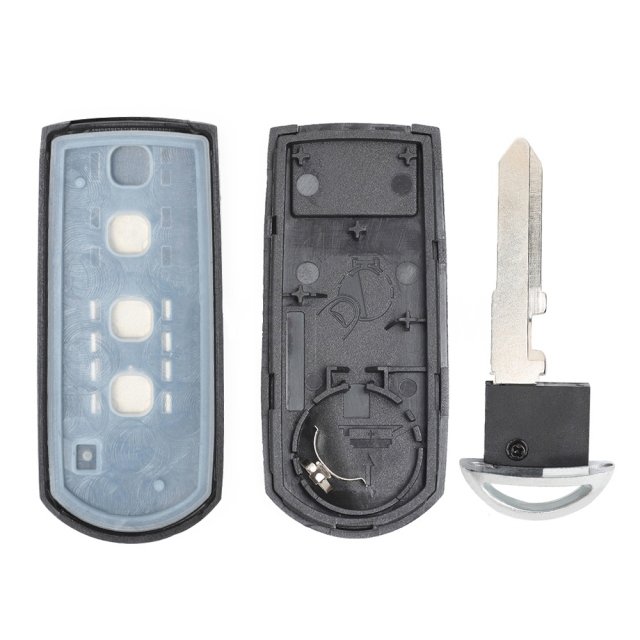 Remote Key Shell Case Fob 2 Button for Mazda 3 5 6 CX5 CX3 CX-9 MX-5 Miata - pack of 5 - Image 3