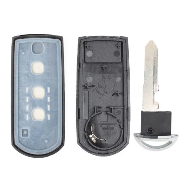 3 Buttons Remote Car Key Shell Case Fob for Mazda 3 5 6 CX5 CX3 CX-9 MX-5 Miata - pack of 5 - Image 3